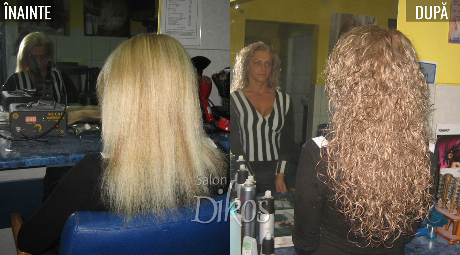 Extensii păr - înainte și după - exemplul 87